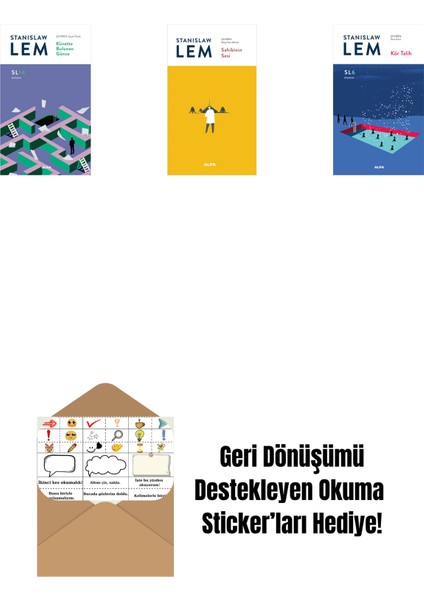 Küvette Bulunan Günce (SL14) + Sahibinin Sesi + Kör Talih (Sl6) + Okuma Sticker'ları