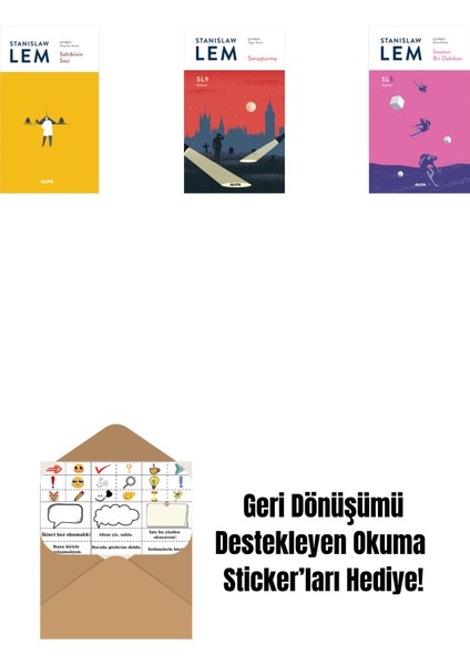 Sahibinin Sesi + Soruşturma (Sl9) + Insanın Bir Dakikası (Sl5) + Okuma Sticker'ları