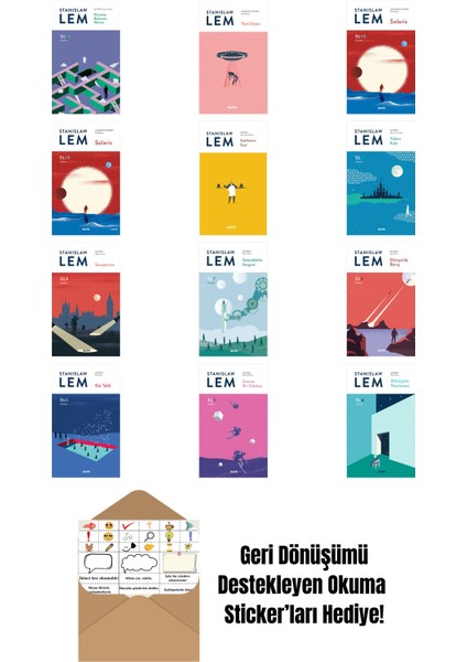 Stanislaw Lem 12 Kitap Set + Okuma Sticker'ları