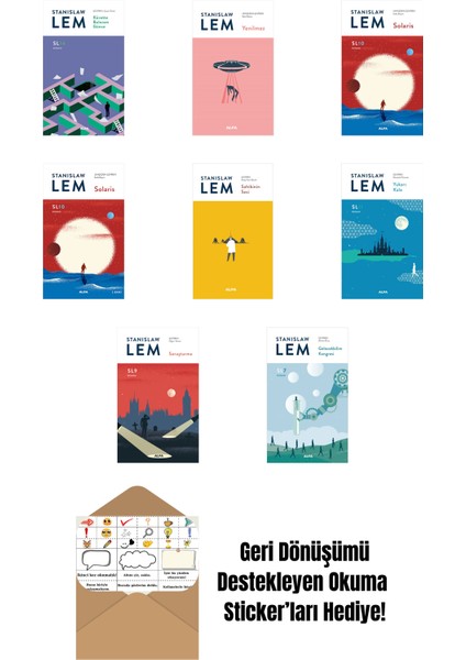 Stanislaw Lem 8 Kitap Set + Okuma Sticker'ları