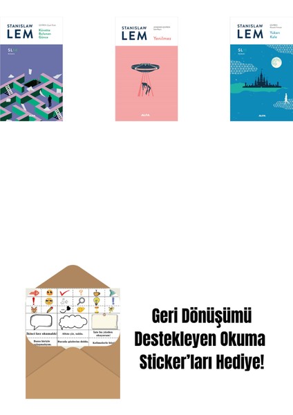 Küvette Bulunan Günce (SL14) + Yenilmez + Yukarı Kale (SL11) + Okuma Sticker'ları