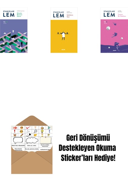 Küvette Bulunan Günce (SL14) + Sahibinin Sesi + Insanın Bir Dakikası (Sl5) + Okuma Sticker'ları