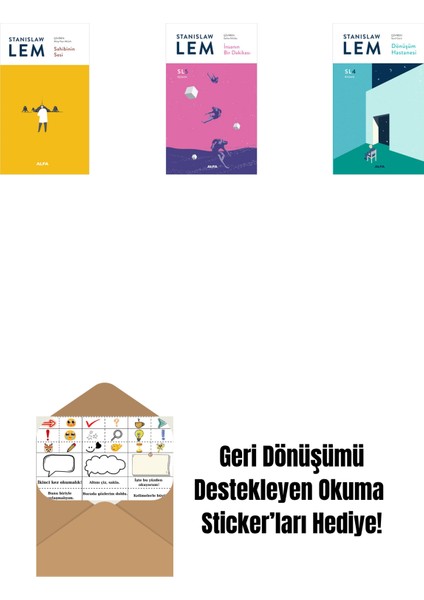 Sahibinin Sesi + Insanın Bir Dakikası (Sl5) + Dönüşüm Hastanesi (Sl4) + Okuma Sticker'ları