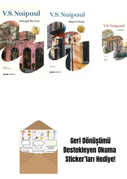Güneyde Bir Gezi + Miguel Sokağı + Taklitçiler + Okuma Sticker'ları