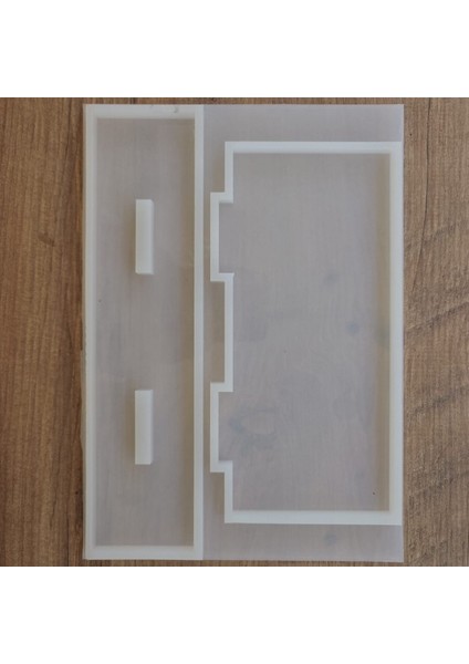 Düz Masa Üstü İsimlik Epoksi Reçine Silikon Kalıp- (Snt-Z004inci)