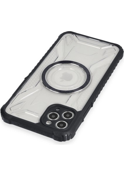 Newface iPhone 11 Pro Kılıf Prag Magneticsafe Kapak - Siyah