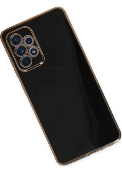 Newface Samsung Galaxy A52 Kılıf Volet Silikon - Siyah