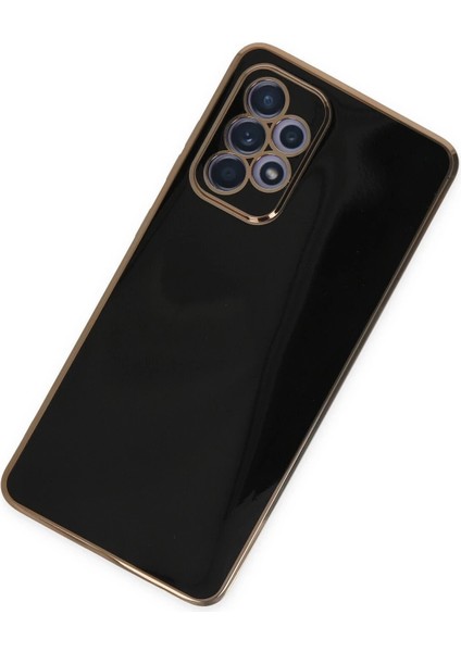 Newface Samsung Galaxy A52 Kılıf Volet Silikon - Siyah