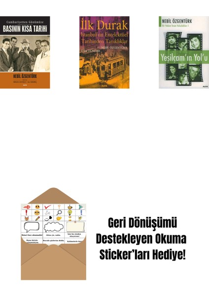 Basının Kısa Tarihi + Ilk Durak + Yeşilçam'ın Yol'u + Okuma Sticker'ları