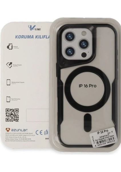 Newface iPhone 16 Plus Kılıf Boyi Magsafe Silikon Kapak - Derin Mor