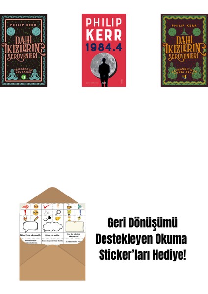 Dahi Ikizlerin Serüvenleri - Faizabad'ın Beş Fakiri + 1984.4 + Dahi Ikizlerin Serüvenleri - Katmandu'nun Kobra Kralı + Okuma Sticker'ları