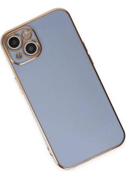 Newface iPhone 15 Kılıf Volet Silikon - Mavi