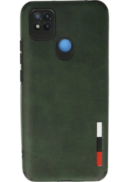 Newface Xiaomi Redmi 9c Kılıf Loop Deri Silikon - Yeşil