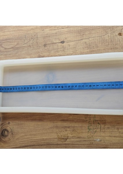 Dikdörtgen Epoksi Silikon Kalıp 38X13XC3 cm