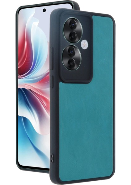 Newface Oppo Reno 11F Kılıf Aras Deri Kapak - Açık Yeşil modelleri