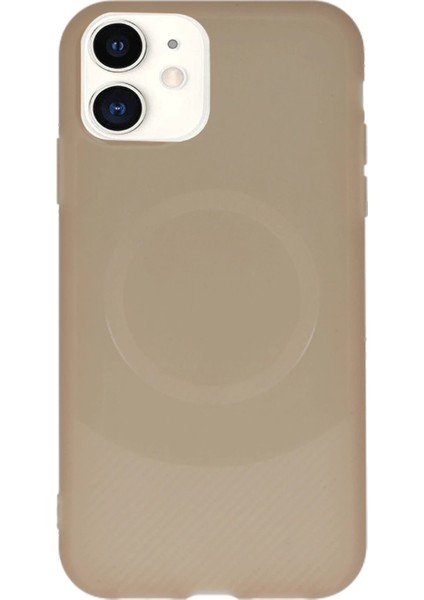 Newface iPhone 11 Kılıf Maya Karbon Kapak - Kahverengi