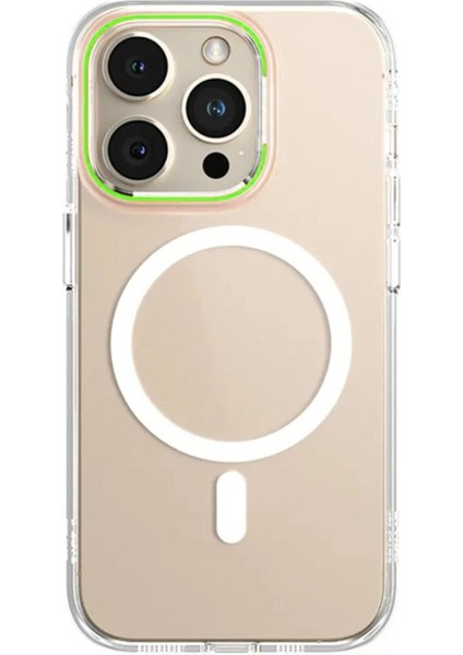 Newface iPhone 14 Pro Kılıf Blueo Anti Drop Magsafe Kapak - Yeşil