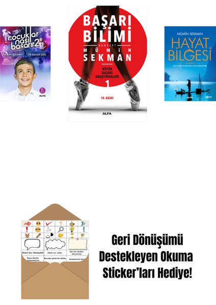 Çocuklar Nasıl Başarır 2 + Başarı Bilimi + Hayat Bilgesi 2 + Okuma Sticker'ları