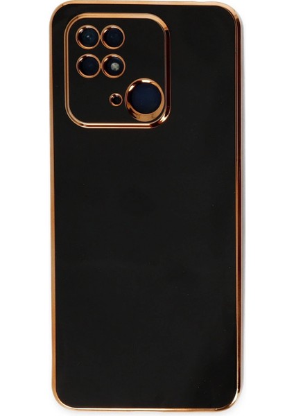 Newface Xiaomi Redmi 10C Kılıf Volet Silikon - Siyah