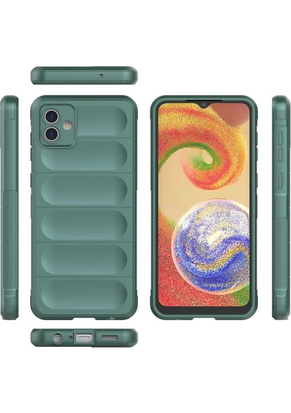 Newface Samsung Galaxy A04E Kılıf Optimum Silikon - Koyu Yeşil modelleri