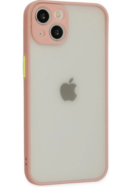 Newface iPhone 13 Mini Kılıf Montreal Silikon Kapak - Pembe
