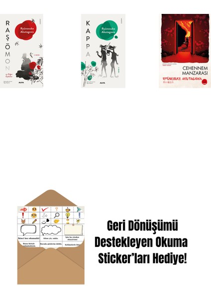 Kappa + Cehennem Manzarası + Okuma Sticker'ları