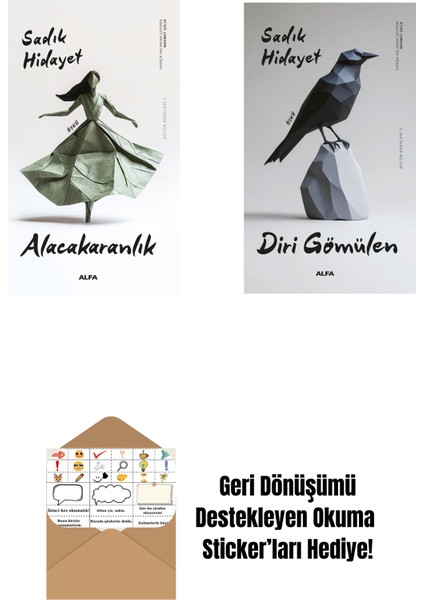 Alacakaranlık + Diri Gömülen + Okuma Sticker'ları