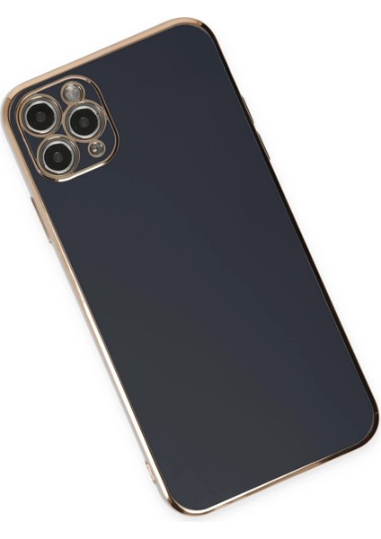 Newface iPhone 11 Pro Max Kılıf Volet Silikon - Siyah