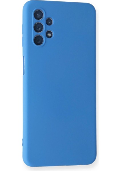 Newface Samsung Galaxy A52 Kılıf Nano Içi Kadife Silikon - Mavi fiyatları