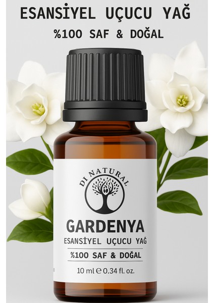 Gardenya Uçucu Yağ Saf Doğal Esans Buhurdanlık Difüzör Oda Esansı 10 ml