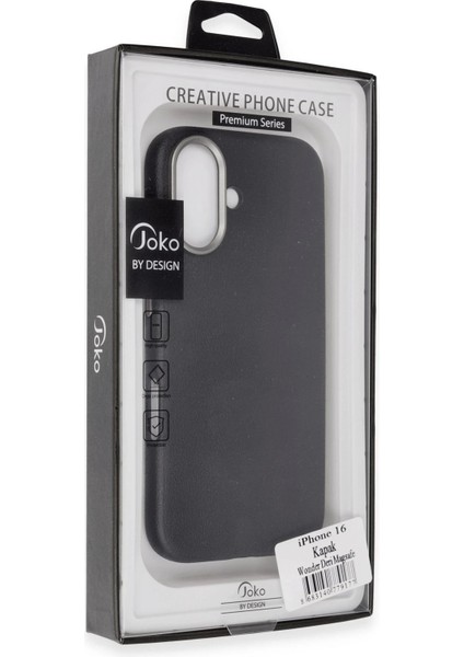Joko iPhone 16 Wonder Deri Magsafe Kapak - Lacivert