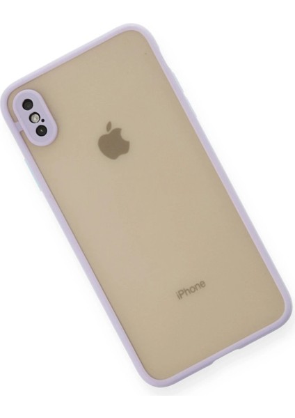 Newface iPhone x Kılıf Montreal Silikon Kapak - Mor