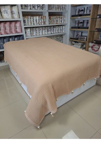 Etehometex Ponponlu Pamuk Pike Çift Kişilik 220X240CM modelleri