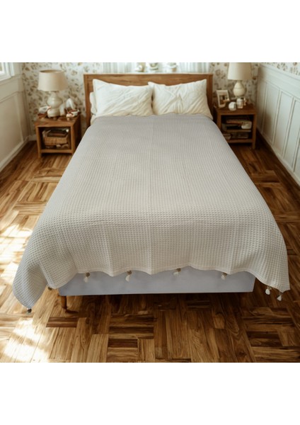 Etehometex Ponponlu Pamuk Pike Çift Kişilik 220X240CM fiyatları