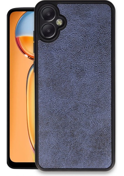 Newface Samsung Galaxy A06 Kılıf Aras Deri Kapak - Lacivert
