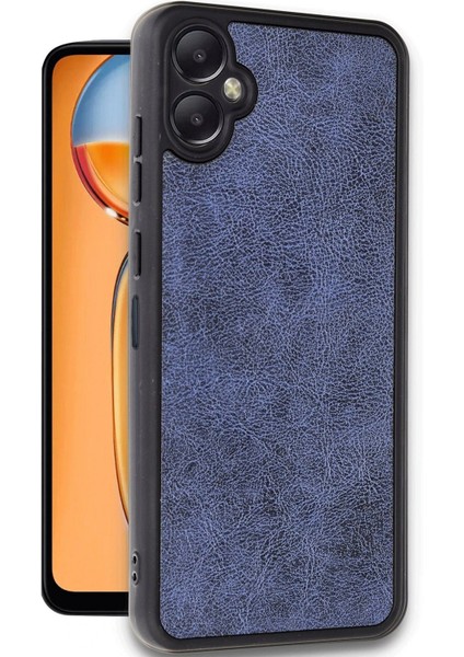 Newface Samsung Galaxy A06 Kılıf Aras Deri Kapak - Lacivert