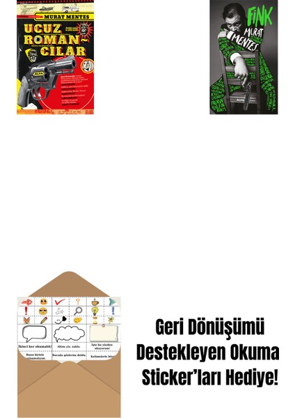Ucuz Romancılar + Fink + Okuma Sticker'ları