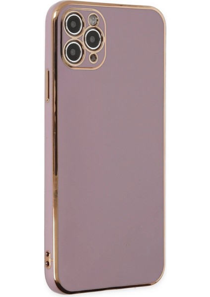 Newface iPhone 11 Pro Max Kılıf Volet Silikon - Mor