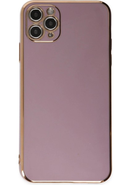 Newface iPhone 11 Pro Max Kılıf Volet Silikon - Mor