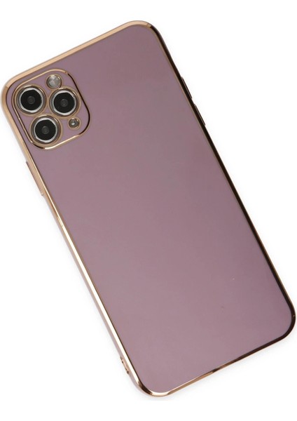 Newface iPhone 11 Pro Max Kılıf Volet Silikon - Mor