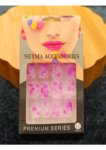 Lüks Simli Figürlü Takma Tırnak