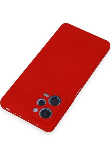 Newface Xiaomi Redmi Note 12 Pro 5g Kılıf Nano Içi Kadife Silikon - Kırmızı modelleri