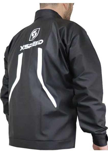 Motorcu Yağmurluk Pvc Rüzgarlık Dikişsiz %100 Su ve Rüzgar Geçirmez Reflektörlü Tek Üst Ceket Özel Kesim Sıcak Frekans Yapıştıırma ile %100 Su Ggeçirmez modelleri