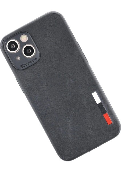 Newface iPhone 13 Mini Kılıf Loop Deri Silikon - Siyah