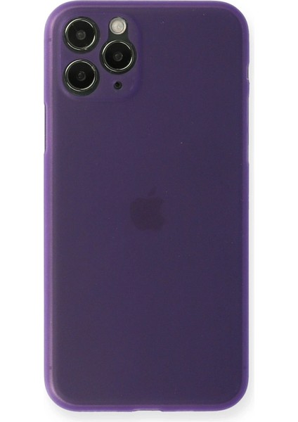 Newface iPhone 11 Pro Kılıf Pp Ultra Ince Kapak - Mor