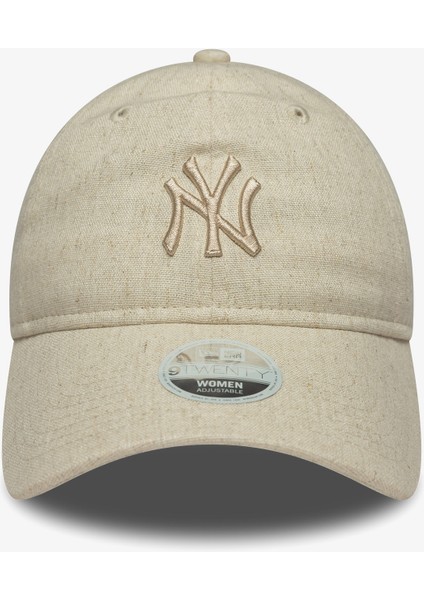 9forty New York Yankes Mlb Linen Kadın Krem Şapka.- fiyatları