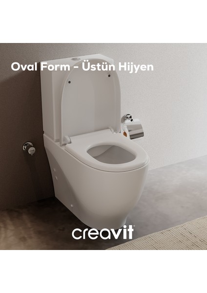 Mare Rim-Off Duroplast Yavaş Kapanan Klozet Kapaklı Beyaz Set fiyatları