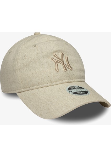 9forty New York Yankes Mlb Linen Kadın Krem Şapka.- fırsatları