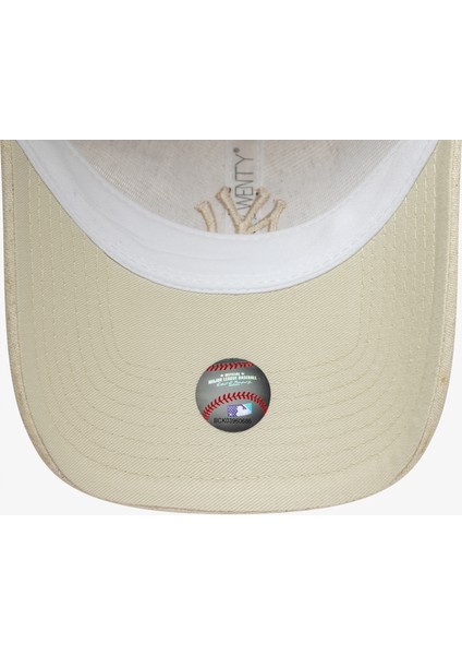 9forty New York Yankes Mlb Linen Kadın Krem Şapka.- indirimleri