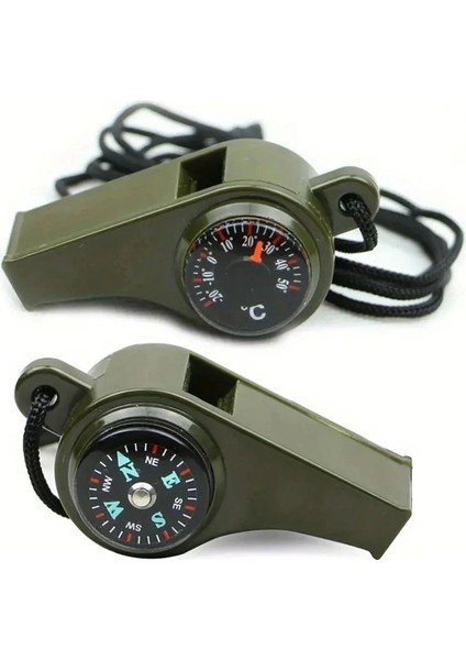 Pusulalı Termometreli Acil Durum Düdüğü ( 3 In 1) fiyatları